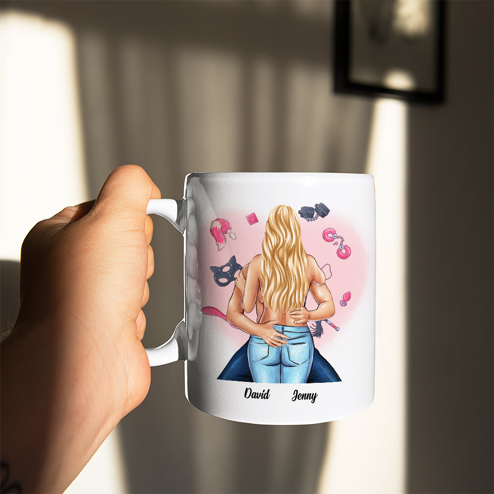 I'll Destroy Every Chair On Earth So The Only Place You Have To Sit In Is My Face, Naughty Couple Make Love White Mug