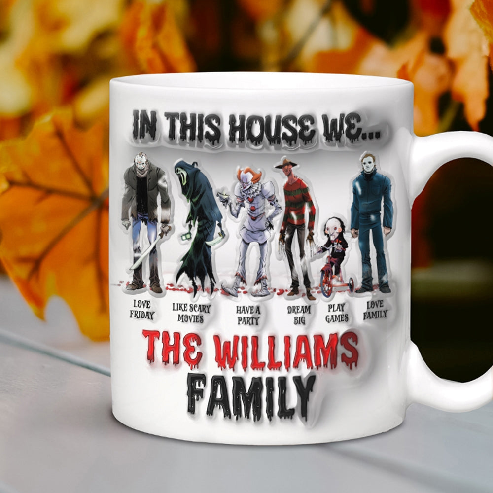 Personalized Gifts For Family Mug Horror Movie Characters 05naqn020824