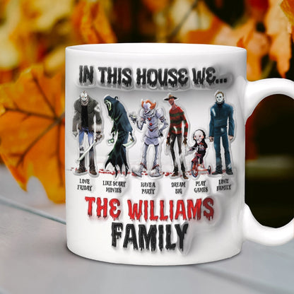 Personalized Gifts For Family Mug Horror Movie Characters 05naqn020824