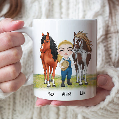 You Are The World's Best Horse Mom, Personalized Mug, Gift For Mom, Gift For Horse Lovers, Mother's Day Gift