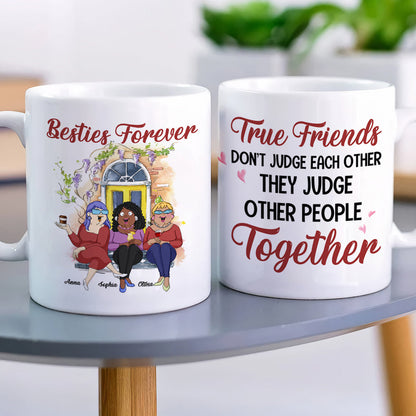 Besties Forever Personalized Mug,Gift For Friends