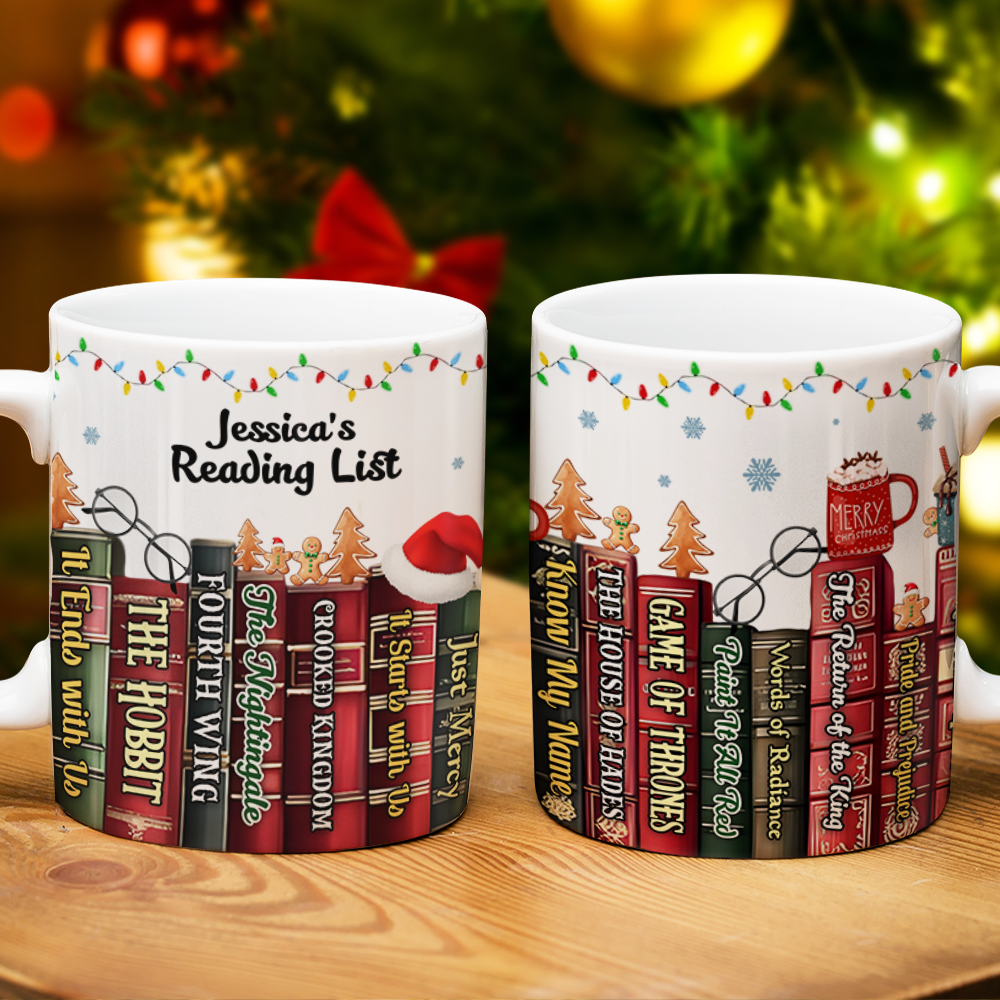 Personalized Gifts For Book Lover Christmas Coffee Mug 03HUPU221124