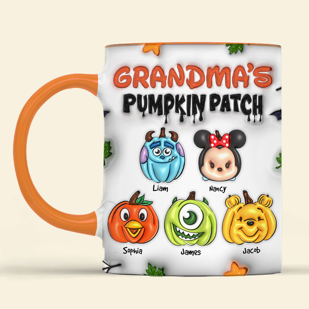 Personalized Gifts For Grandma Accent Mug Pumpkin Patch 02XQPU070824