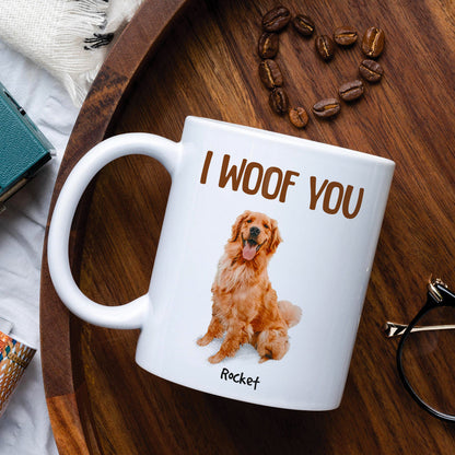 To The Best Dog Dad Custom Photo Personalized Coffee Mug