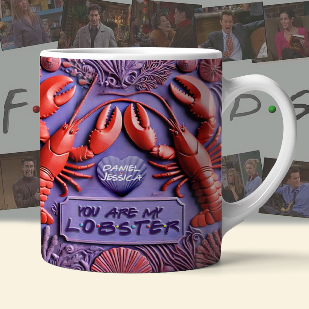 Personalized Gifts For Couple Mug, Lobster Couple 03QHLU101224