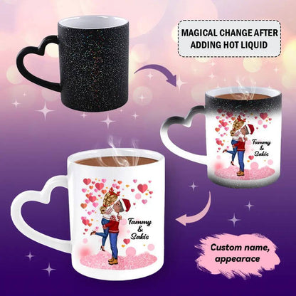 Dad & Daughter Bond - Custom 'Fist Bump' Mug - Celebrating Fatherly Love - For Father's Day
