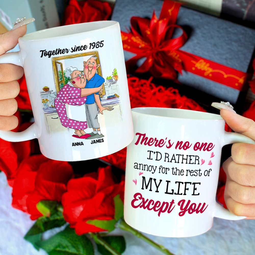 There's No One I'd Rather Annoy, Personalized Tumbler, Gifts For Couple