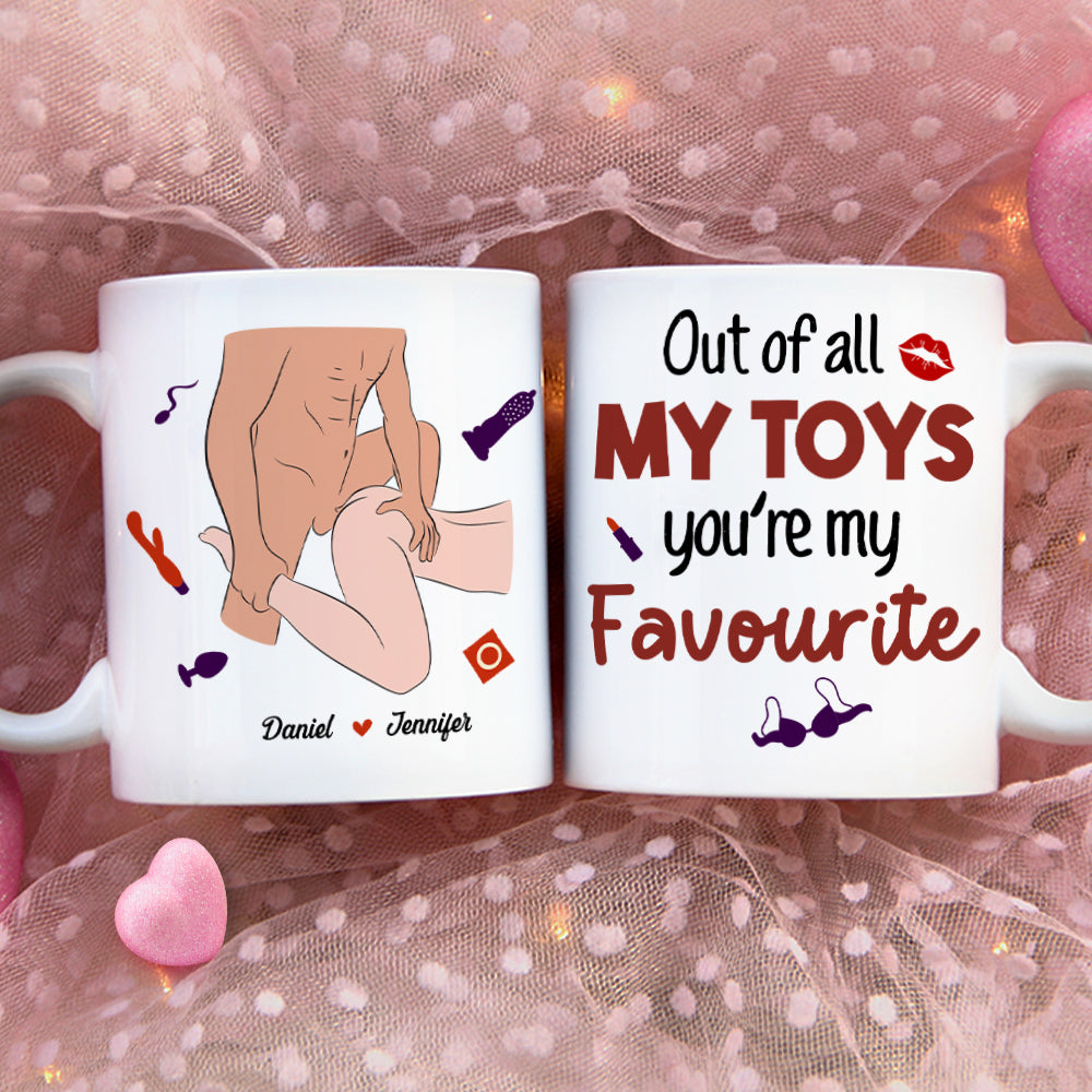 Personalized Gifts For Couple Coffee Mug Out Of All My Toys You're My Favourite