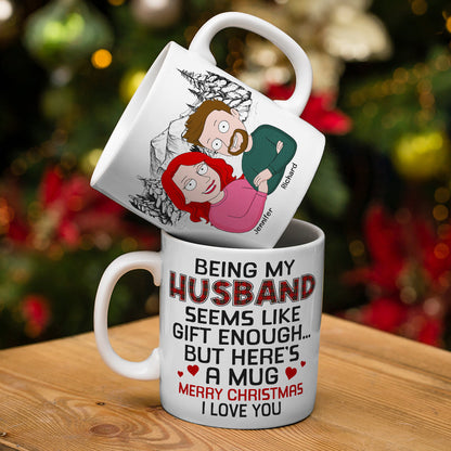 Merry Christmas I love You- Personalized Coffee Mug- Christmas Gift For Couple-Couple Coffee Mug-06naqn221123hh