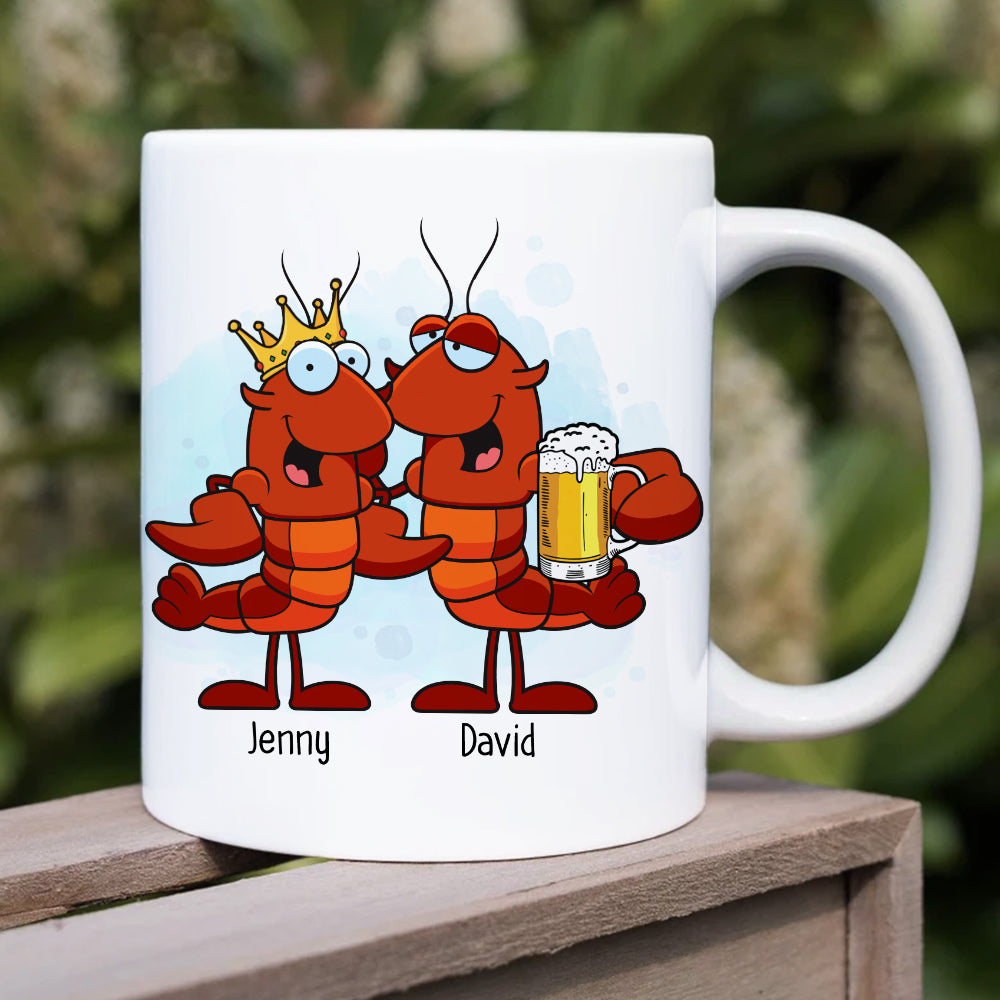 There Are Plenty Of Fish In The Sea But You Are My Lobster Personalized Mug, Gift For Couple