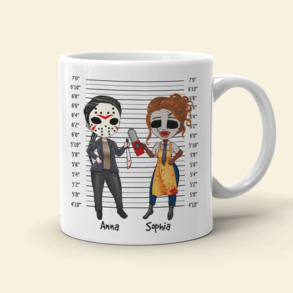 We Are Accomplishes And Abilis Personalized Horror Besties Coffee Mug Gift For Friend