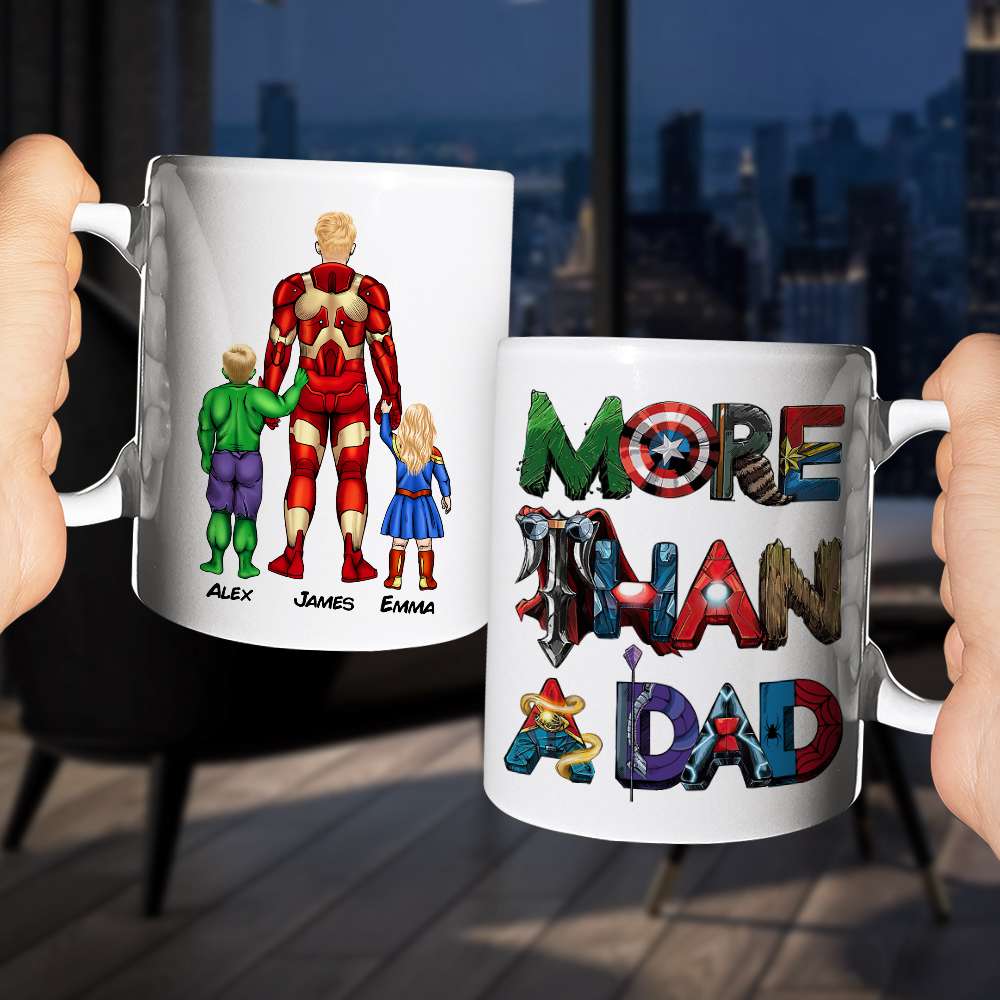 Super Dad Personalized Mug Father's Day Gift DR-WHM-05QHHN110523TM