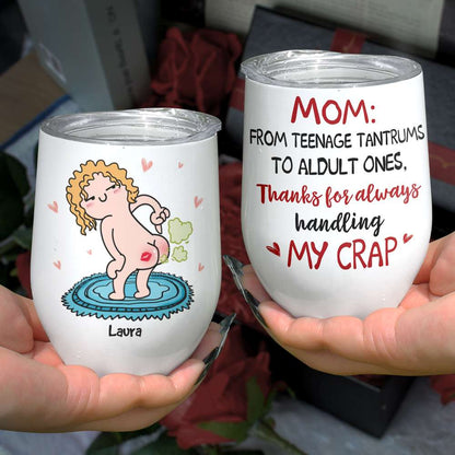 From Teenage Tantrums, Gift For Mom, Personalized Mug, Fart Butt Mug, Mother's Day Gift