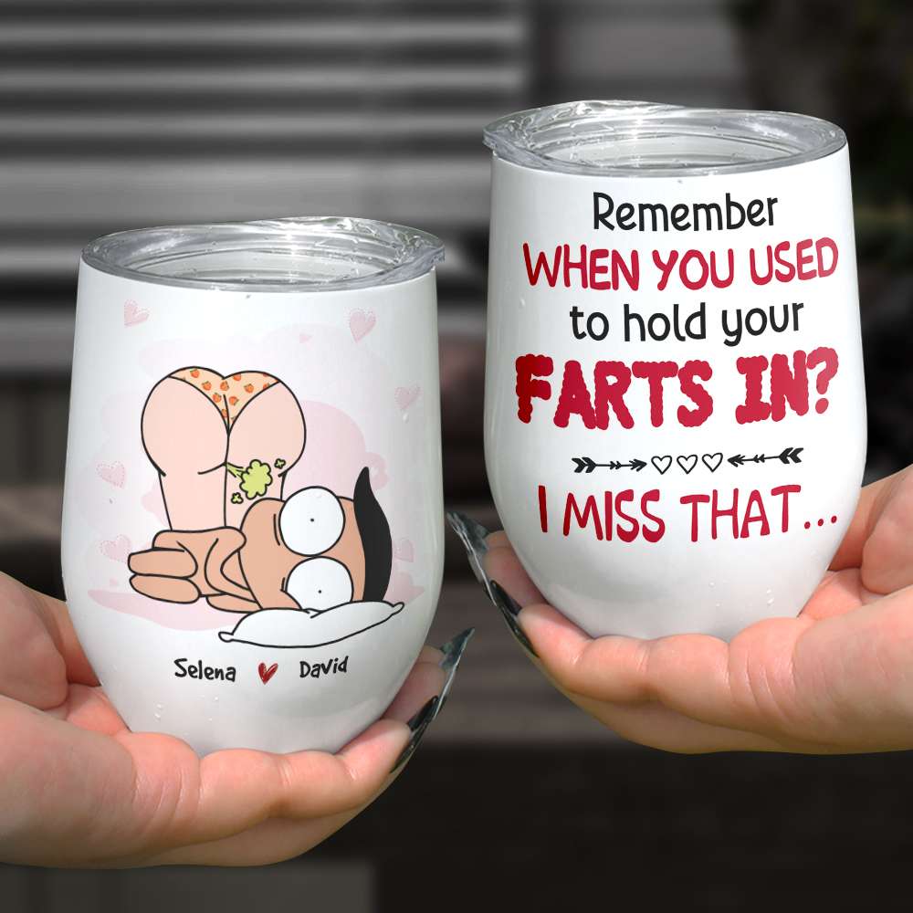 Remember When You Used To Hold Your Farts In, Personalized Coffee Mug, Funny Couple Mug, Couple Gift