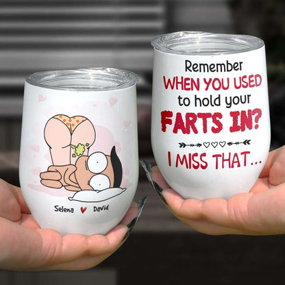 Remember When You Used To Hold Your Farts In, Personalized Coffee Mug, Funny Couple Mug, Couple Gift
