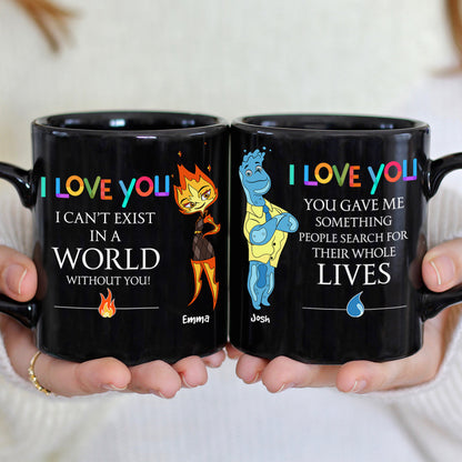 I Love You, Personalized Couple Mug 01HTHN280623