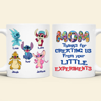Personalized Gifts For Mom Coffee Mug Thanks For Creating Us 01htpu070324