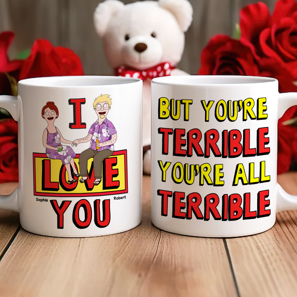 Personalized Gifts For Couple Coffee Mug 02ohpu140225pa I Love You