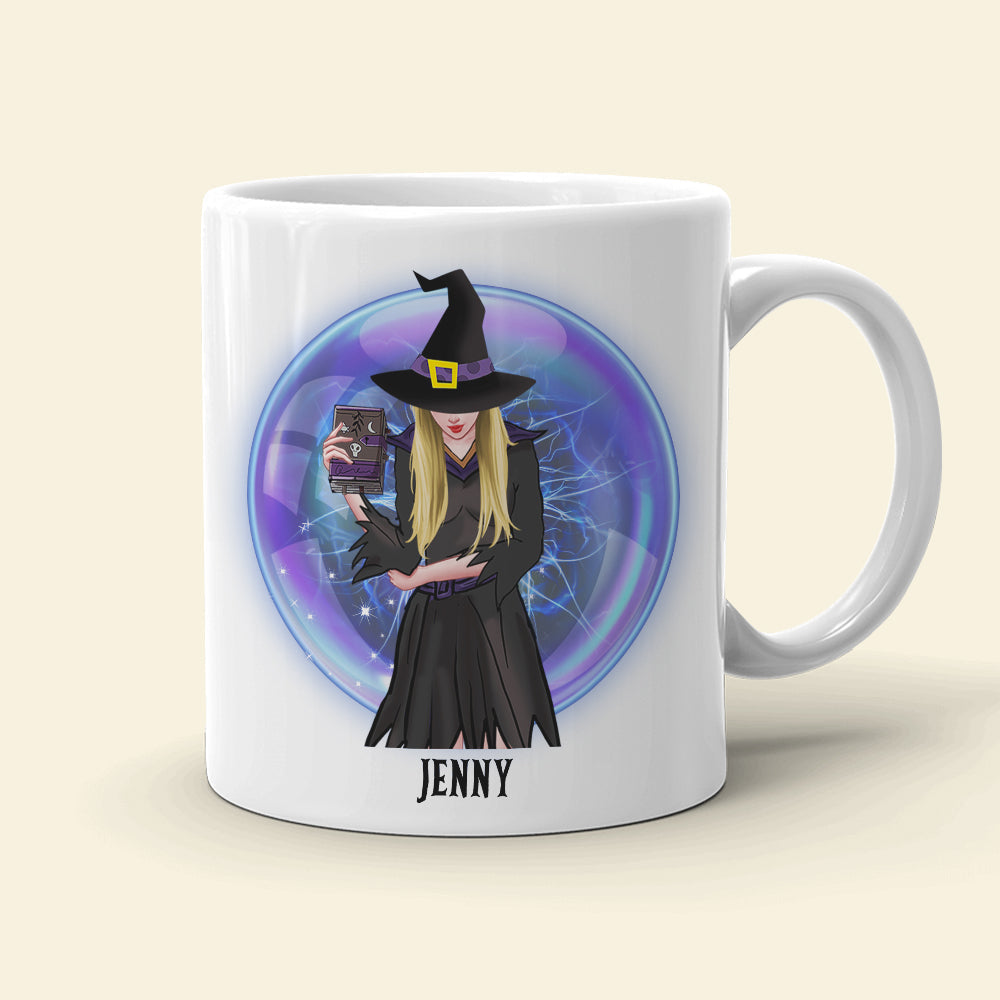I'm The Crazy Witch Personalized Coffee Mug, Gift For Witch Lover