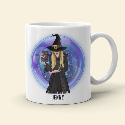 I'm The Crazy Witch Personalized Coffee Mug, Gift For Witch Lover