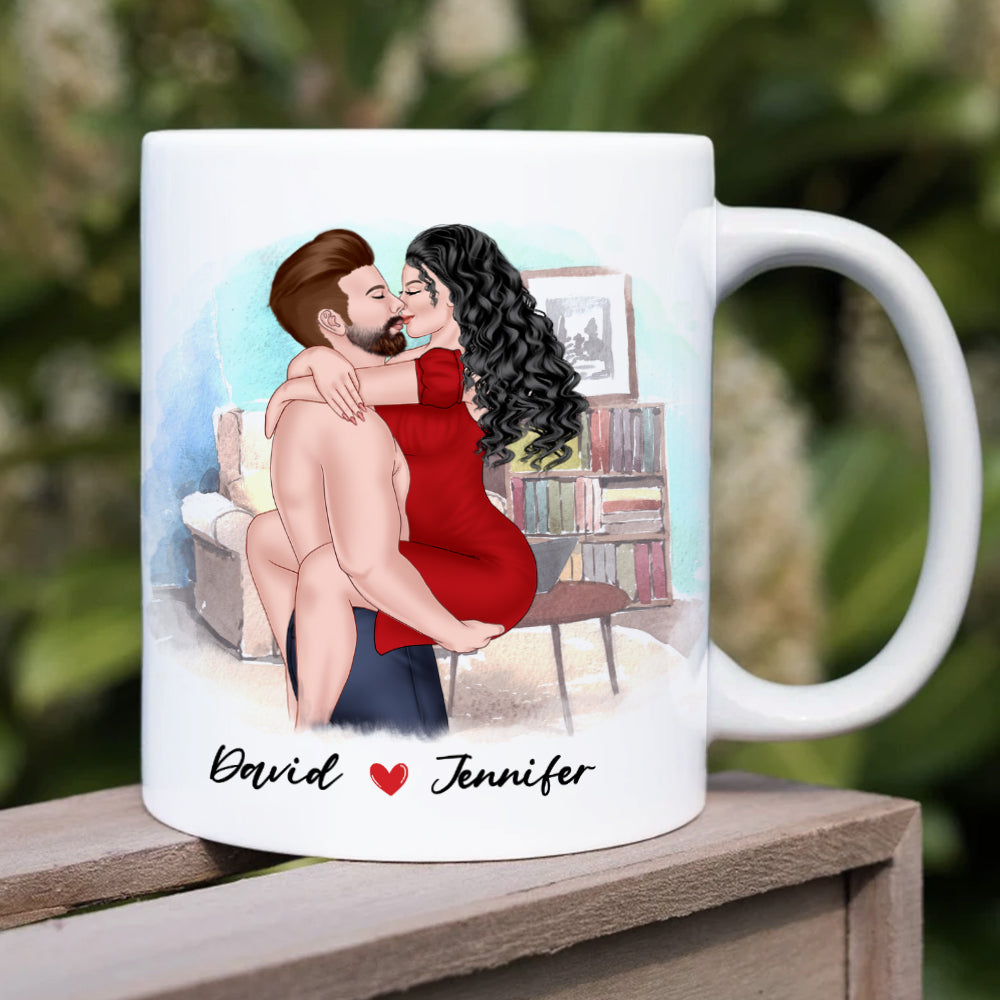 Today I Don't Feel Like Doing Anything, Personalized Mug, Naughty Gift For Couple