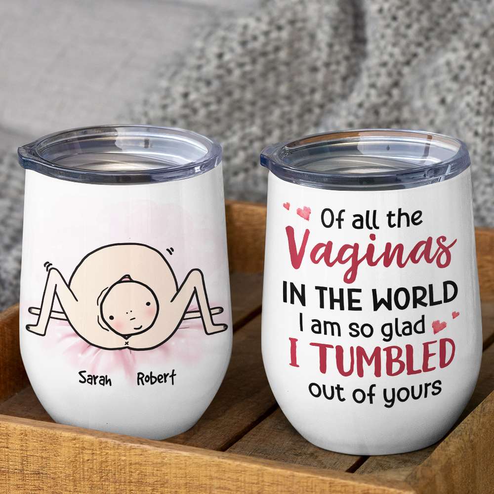 Of All The Vaginas, Gift For Mom, Personalized Mug, Mother and Child Mug, Mother's Day Gift