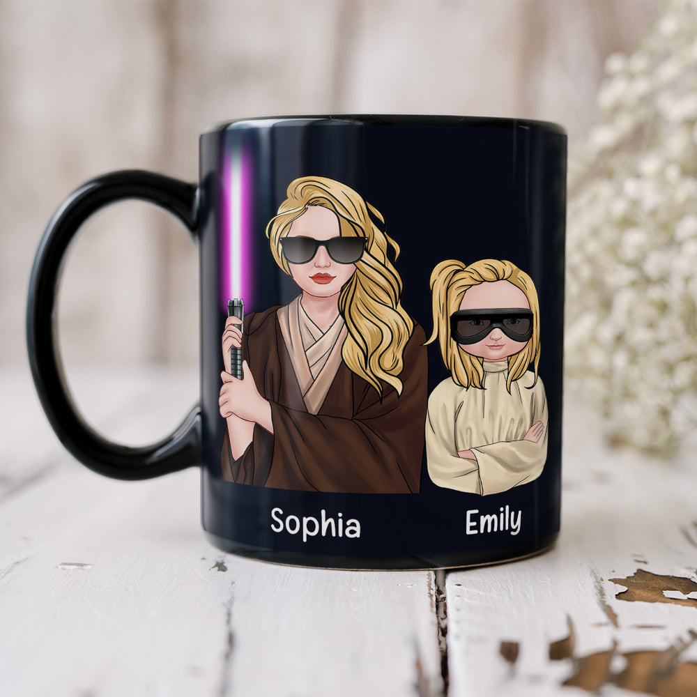 Mom-Personalized Coffee Mug- Gift For Mom-Mom Black Mug- BLM-02qhqn010423tm