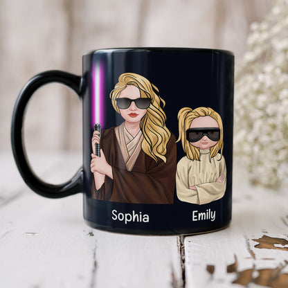 Mom-Personalized Coffee Mug- Gift For Mom-Mom Black Mug- BLM-02qhqn010423tm