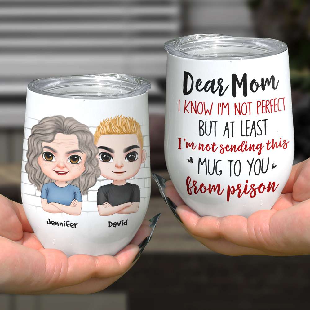 Dear Mom, Gift For Mom, Personalized Mug, Mom And Kid Mug, Mother's Day Gift