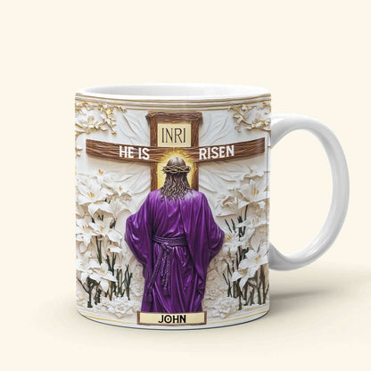 Personalized Gifts For Christian Coffee Mug, He Is Risen 01TGMH190225