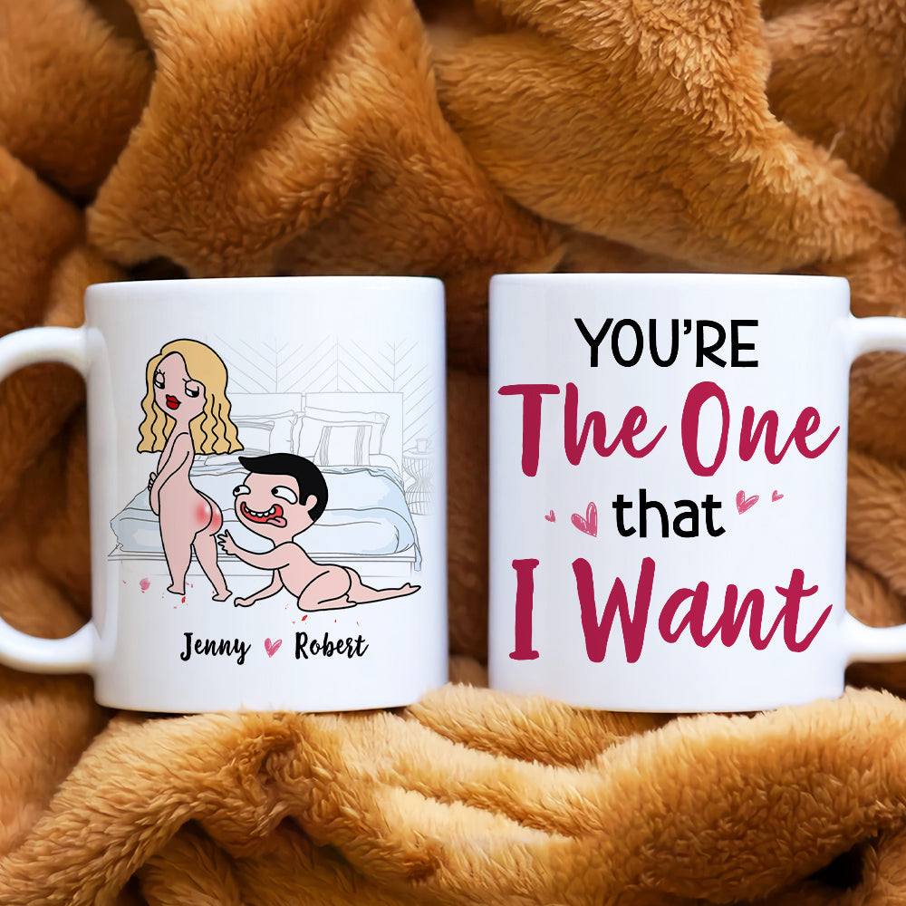 You're The One That I Want, Gift For Couple, Personalized Tumbler, Naughty Couple Tumbler, Couple Gift