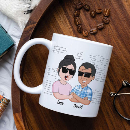 Look At You Landing My Mom, Personalized Mug 02natn310523hh