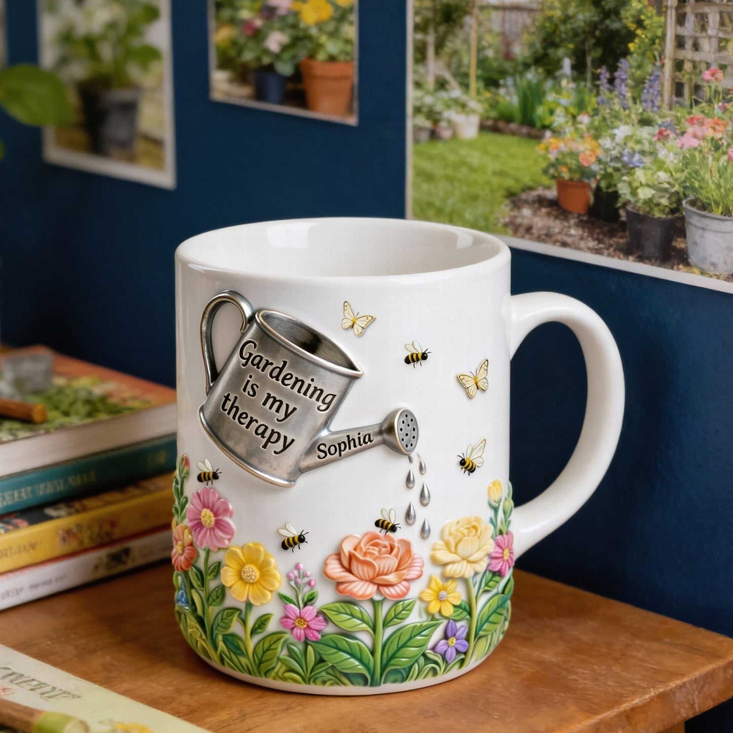 Gardening Therapy Coffee Mug - Personalized Gifts For Garden Lovers 06toqn291225