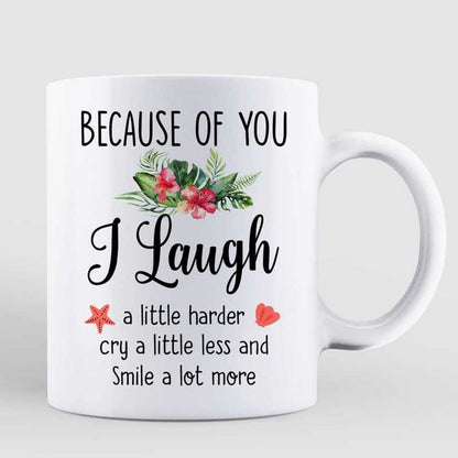 Pretty Cocktail Besties Gift For Best Friends Sisters Personalized Mug