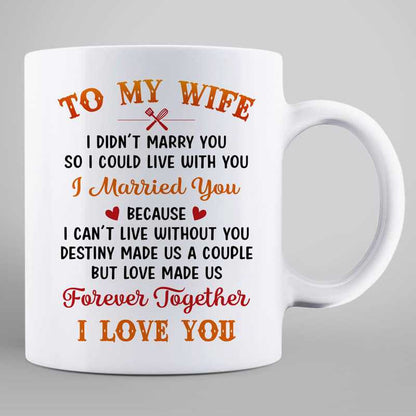 Can't Live Without You Couple Gift For Her Personalized Mug