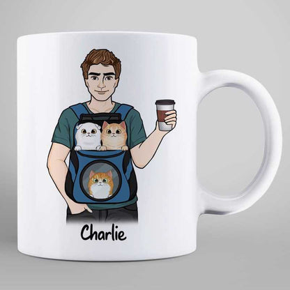 Thank You Cat Dad Backpack Personalized Mug