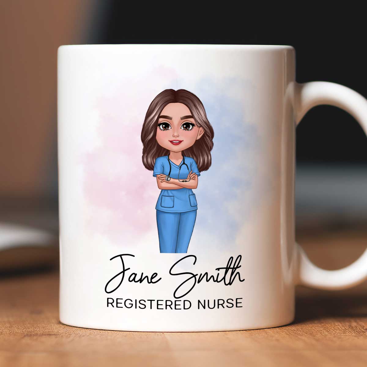 Nurse Personalized Mug, Appreciation Gift, Graduation Gift, Christmas Gift For Colleagues, Boss