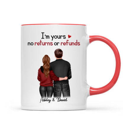 Standing Back View Couple Anniversary Gift For Him Gift For Her Personalized Mug