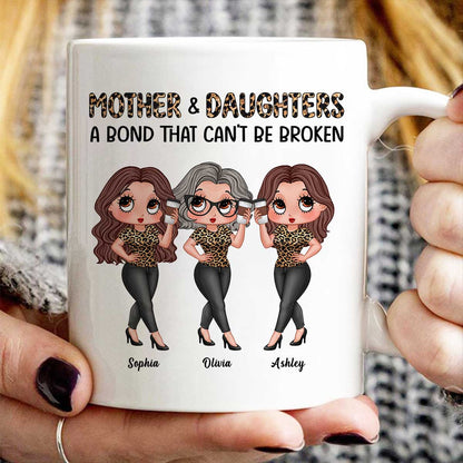 Pretty Sassy Leopard Like Mother Like Daughter Gift For Mom Personalized Mug