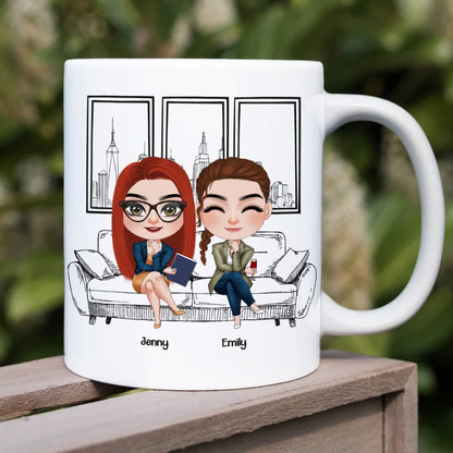 Coworker, I Would Definitely Hang Out With You, Personalized Mug, Gift For Coworker