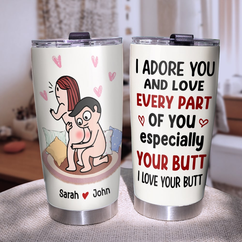 Love Your Butt - Personalized Coffee Mug for Wife, Girlfriend