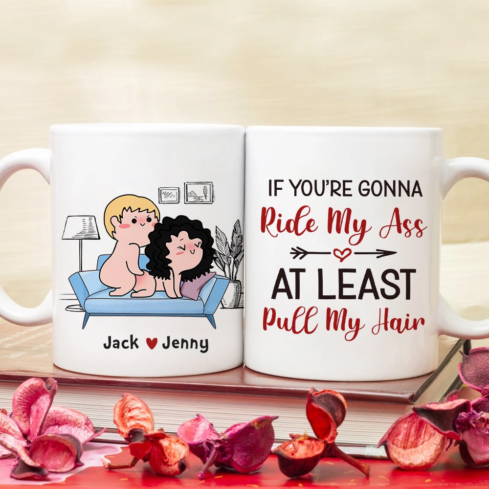 At Least Pull My Hair-Gift For Couple-Personalized Coffee Mug-Funny Couple Mug