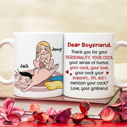 Thank You For Your Personality-Gift For Couple-Personalized Coffee Mug- Funny Couple