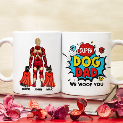 Dog Dad DR-WHM-03NATN210423TM-01 Personalized Coffee Mug