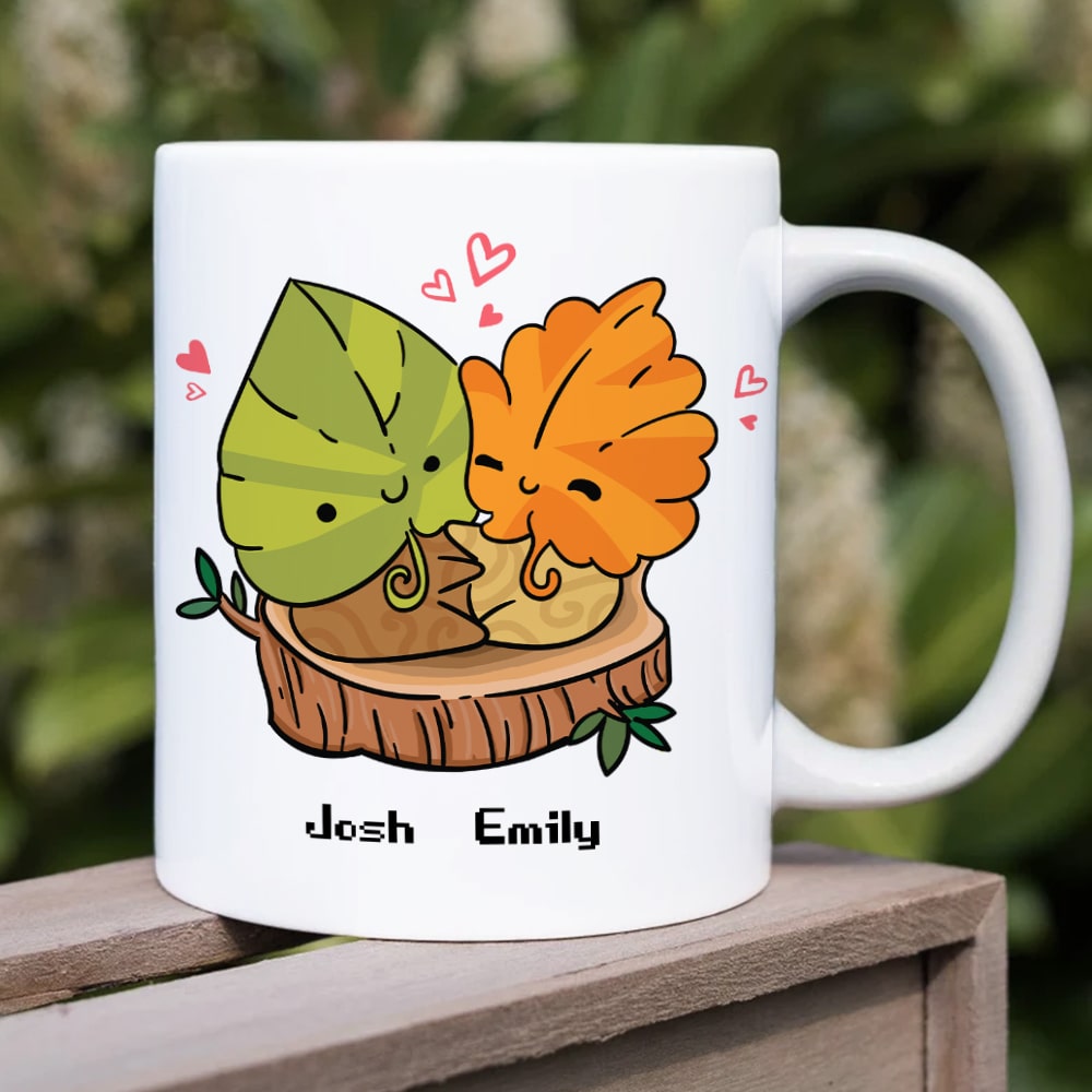 I'm So Glad We Found Each Other, Personalized Mug, Gift For Couple, 01NAHN290623
