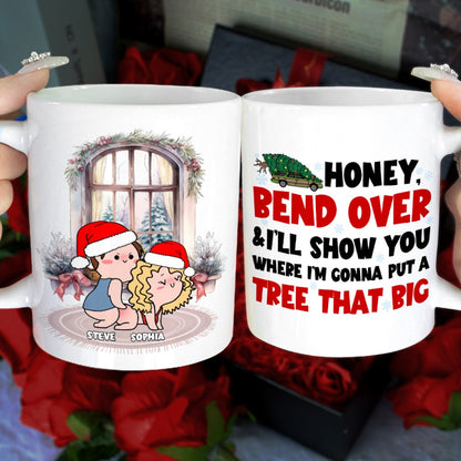 Couple, Honey, Bend Over, Personalized Coffee Mug, Christmas Gifts For Couple, 03HTPO081123HH