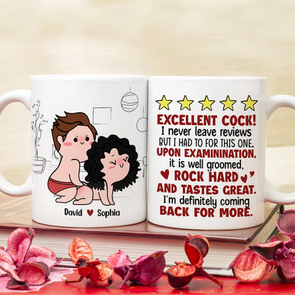 I'm Definitely Coming Back For More-Gift For Couple- Personalized Coffee Mug- Funny Couple Mug