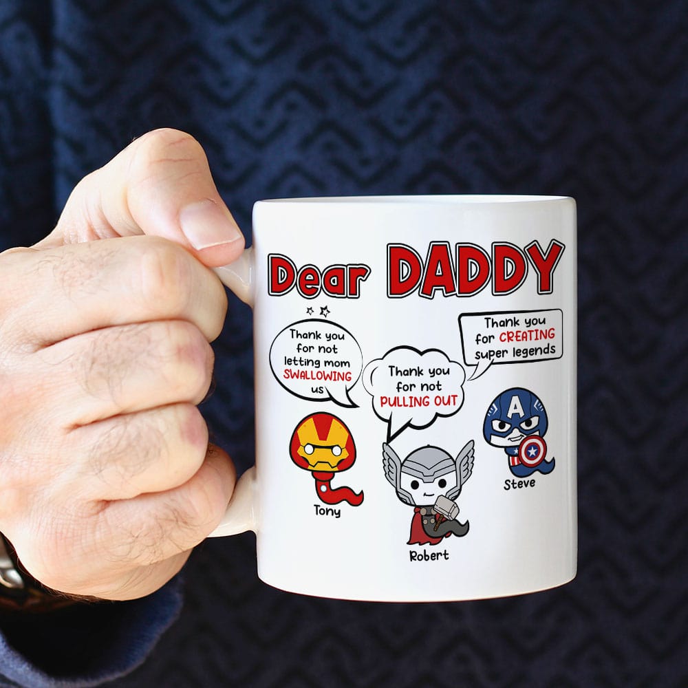 Father, Best Dad Ever, Personalized Mug, Gifts For Dad, 01OHPO190523