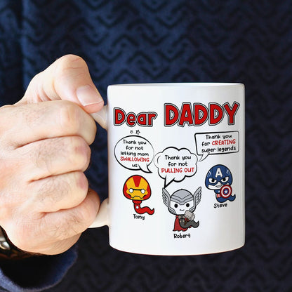 Father, Best Dad Ever, Personalized Mug, Gifts For Dad, 01OHPO190523