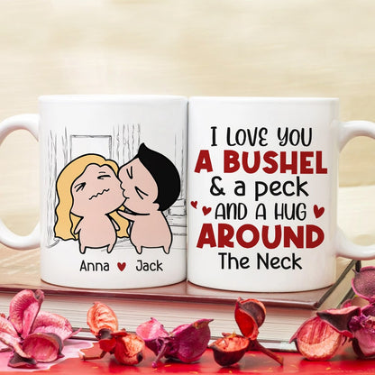 I Love You-Gift For Couple-Personalized Coffee Mug- Funny Couple